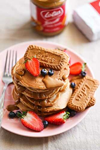 Biscoff Pancakes Recipe (Cookie Butter Pancakes)