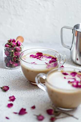 Cardamom Rose Latte Recipe