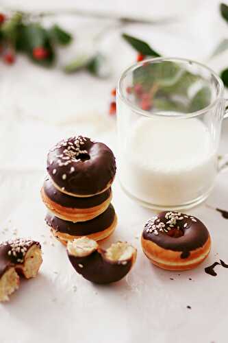 Chocolate Mini Doughnuts Recipe for Afternoon Tea