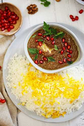 Fesenjan Recipe (Persian Walnut Stew)