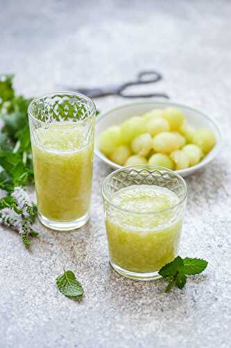Honeydew Mint Cooler Recipe With Fresh Lime Juice