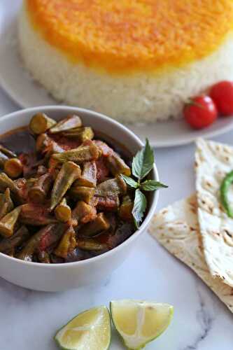 Khoresht Bamieh Recipe (Persian Okra Stew)