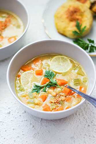 Mediterranean White Bean Soup Recipe