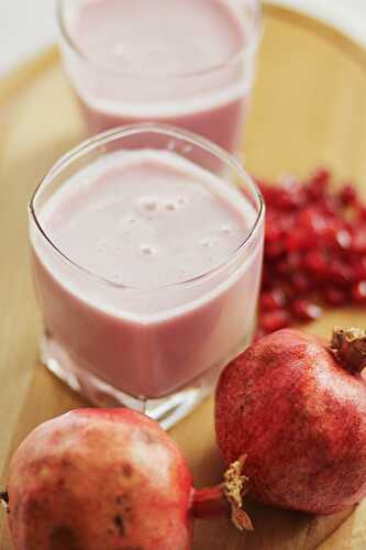 Pomegranate Milkshake Recipe in The Best Way at Home