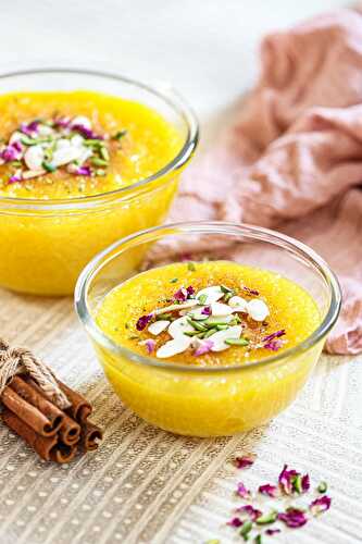 Sholeh Zard Recipe (Persian Saffron Rice Pudding)