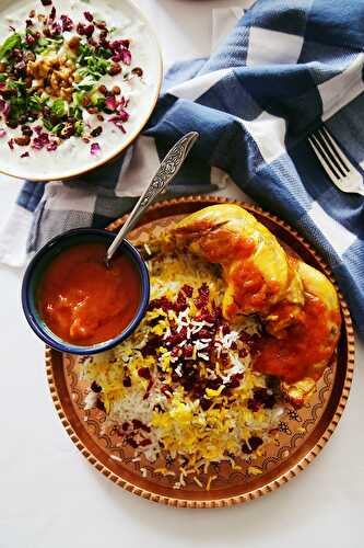 Zereshk Polo Morgh Recipe (Persian Barberry Rice With Chicken)