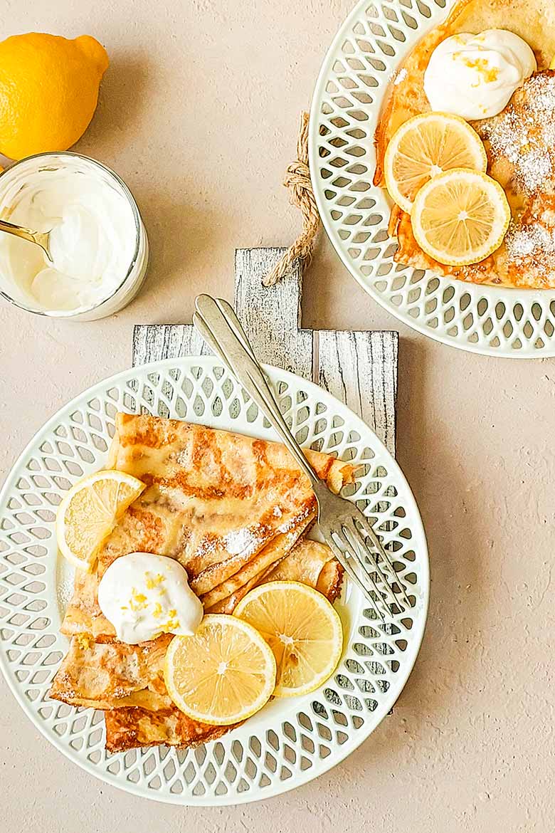 Lemon Sugar Crepes Recipe
