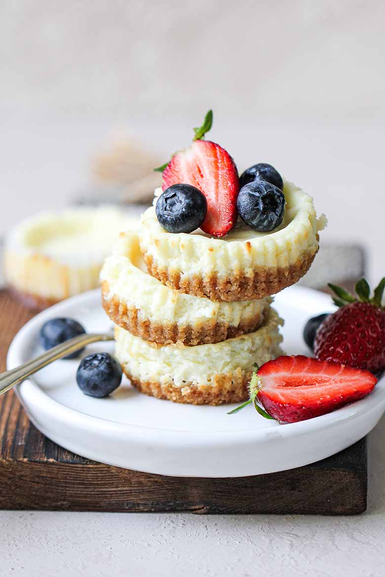 4th of July Mini Cheesecakes Recipe