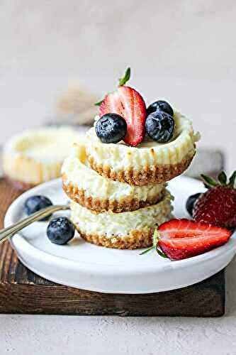 4th of July Mini Cheesecakes Recipe