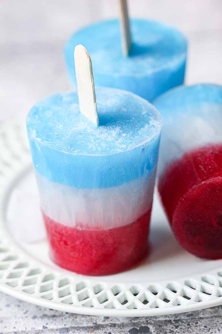 Red White and Blue Popsicles