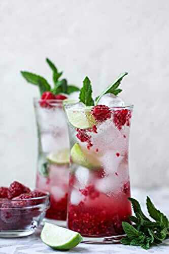 Raspberry Mojito Mocktail Recipe