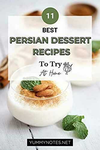 11 Best Persian Dessert Recipes to Try at Home