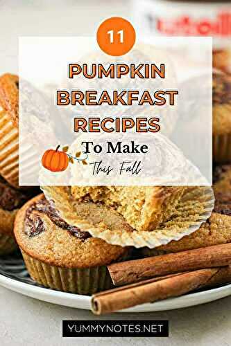 11 Pumpkin Breakfast Recipes to Make This Fall