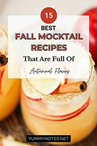 15 Best Fall Mocktail Recipes That Are Full of Autumnal Flavors