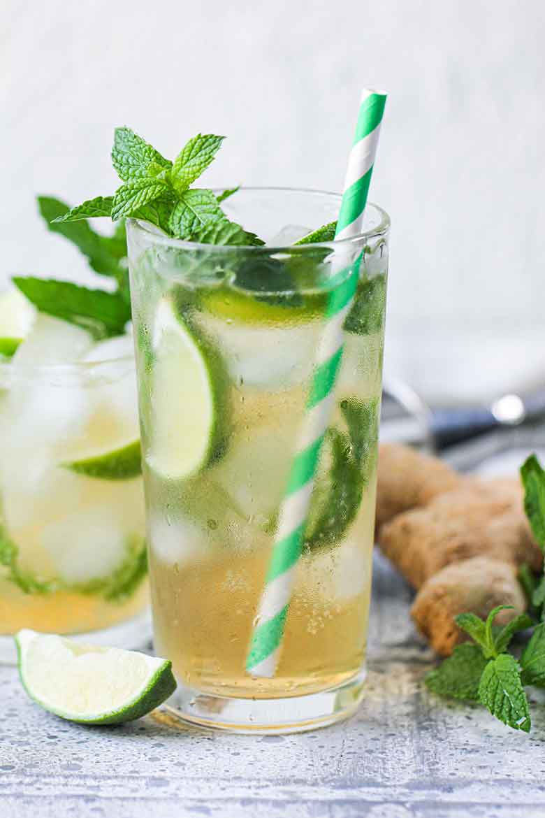 Ginger Mojito Mocktail