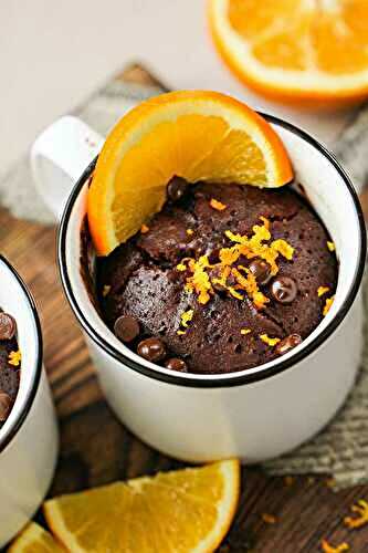 Chocolate Orange Mug Cake Recipe