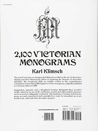 2,100 Victorian Monograms