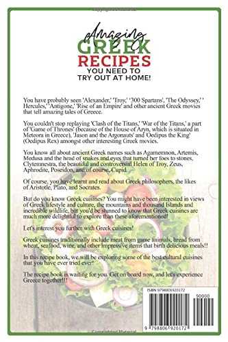 Amazing Greek Recipes You Need to Try Out at Home!: An Interesting Cookbook to Show you How to Eat Like a Greek Islander!!