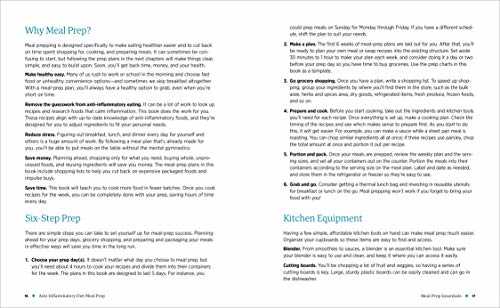 Anti-Inflammatory Diet Meal Prep: 6 Weekly Plans and 80+ Recipes to Simplify Your Healing