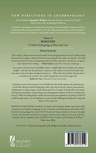 Burgundy: A Global Anthropology of Place and Taste