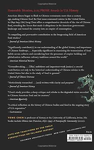 Chop Suey, USA: The Story of Chinese Food in America