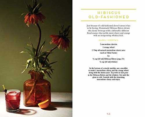 Floral Libations: 41 Fragrant Drinks + Ingredients (Flower Cocktails, Non-Alcoholic and Alcoholic Mixed Drinks and Mocktails Recipe Book)