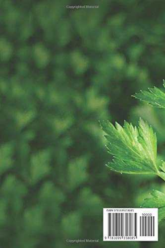 Fresh Notebook: Nice Lined Journal Notebook, 6 X 9, Parsley Notebook, Vegan Journal, Ruled, Writing Book, Notebook for lovers of healthy cuisine, Best Gift, Health Notebook