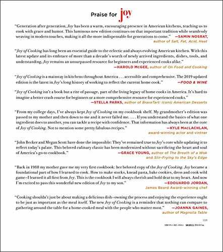 Joy of Cooking: 2019 Edition Fully Revised and Updated