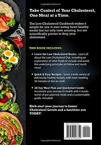 Low Cholesterol Cookbook: 365 Days of Heart Healthy Recipes to Lower Your Cholesterol & Live Longer | Beginners Edition with 28 day Meal-Plan