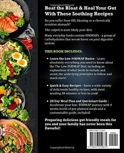 Low-FODMAP Cookbook: 365 Days of Gut Friendly Recipes to Heal Your IBS Forever | 28-Day Meal Plan for Beginners