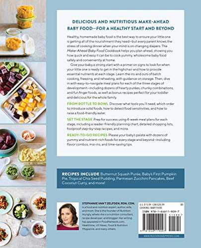 Make-Ahead Baby Food Cookbook: Meal Plans and Recipes for Every Stage