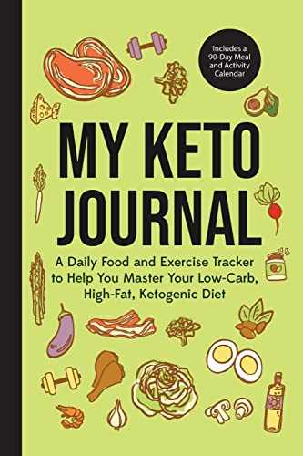 My Keto Journal: A Daily Food and Exercise Tracker to Help You Master Your Low-carb, High-fat, Ketogenic Diet; Includes a 90-day Meal and Activity Calendar