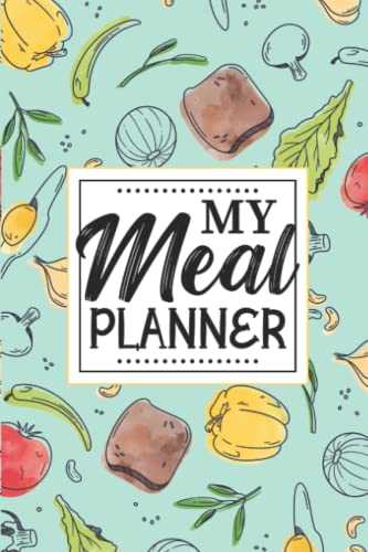 My Meal Planner: 54 Weeks of Meal Journal Log & Planner with Grocery Shopping List (Include Unlimited Extra Copies Downloadable Online) to Track Meals and Prevent Food Wasting