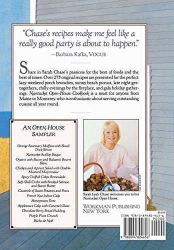 Nantucket Open-House Cookbook