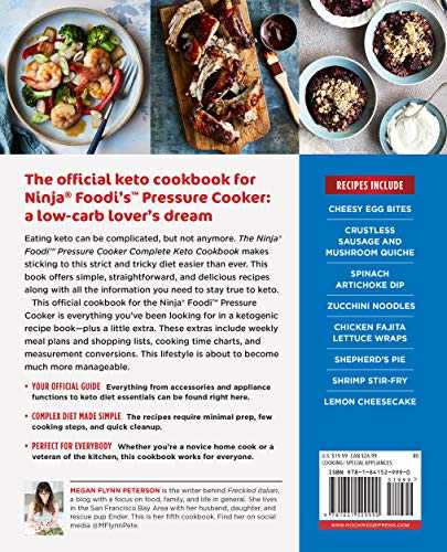 Ninja Foodi Pressure Cooker Complete Keto Cookbook: 75 Recipes for a Healthy, Low-Carb Diet