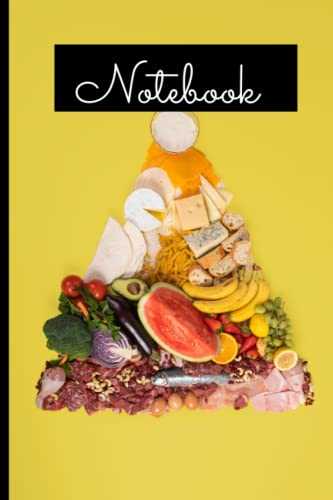 Notebook: Nice Healthy Cuisine Themed Journal, 120 pages, ideal for Cooks and Food lovers.