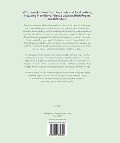 Royal Marsden Cancer Cookbook: Nutritious recipes for during and after cancer treatment, to share with friends and family