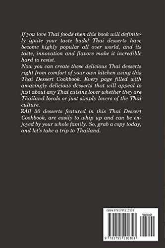Thai Dessert Cookbook: Easy and Delicious Thai Dessert Recipes