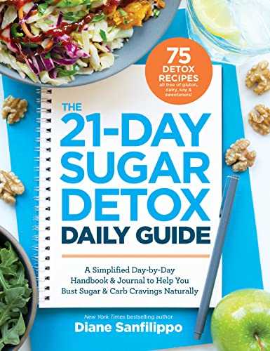 The 21-Day Sugar Detox Daily Guide: A Simplified, Day-By Day Handbook & Journal to Help You Bust Sugar & Carb Cravings Naturally