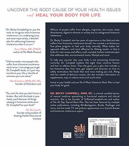 The 4-Phase Histamine Reset Plan: Getting to the Root of Migraines, Eczema, Vertigo, Allergies and More