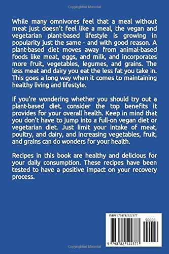 The Beginners Plant-Based Pescatarian Diet Cookbook: Healthy Recipes to Manage Cancer, Diabetes & Heart Disease