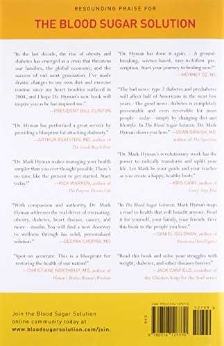 The Blood Sugar Solution: The UltraHealthy Program for Losing Weight, Preventing Disease, and Feeling Great Now!