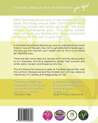 The body rescue maintenance plan: For Life