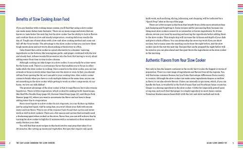 The Easy Asian Cookbook for Slow Cookers: Family-Style Favorites from East, Southeast, and South Asia