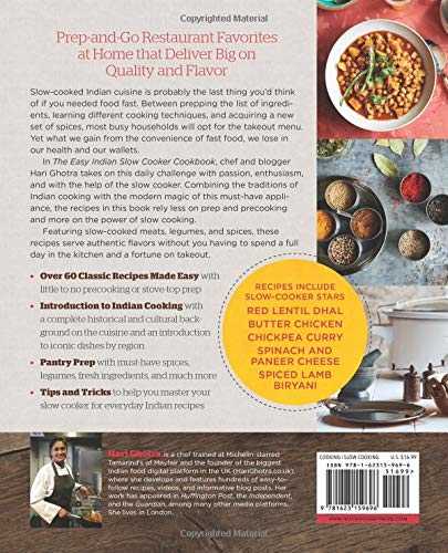 The Easy Indian Slow Cooker Cookbook: Prep-and-Go Restaurant Favorites to Make at Home
