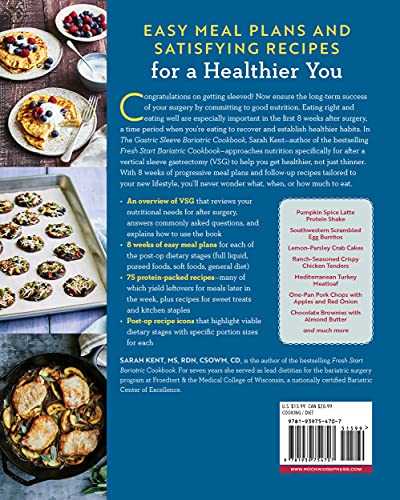 The Gastric Sleeve Bariatric Cookbook: Easy Meal Plans and Recipes to Eat Well & Keep the Weight Off