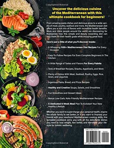 The New Mediterranean Diet Cookbook for Beginners 2022: A Complete Collection of 1100+ Delicious, and Budget- Friendly Recipes | 6-Weeks Flexible Meal Plan to Kickstart Your New Healthy Lifestyle