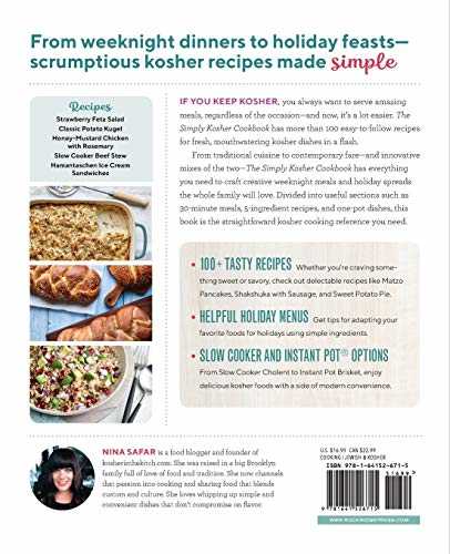The Simply Kosher Cookbook: 100+ Recipes for Quick Weeknight Meals and Easy Holiday Favorites