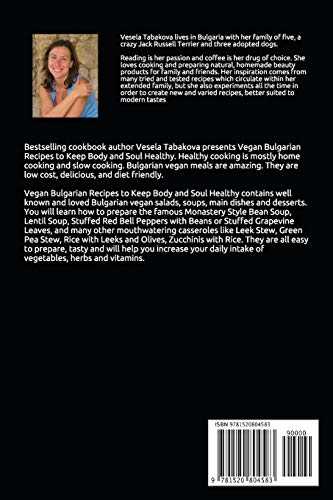 Vegan Bulgarian Recipes to Keep Body and Soul Healthy: Vegan Diet Cookbook