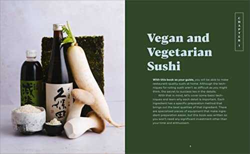 Vegan & Vegetarian Sushi Cookbook for Beginners: 50 Step-by-Step Plant-based Rolls and More